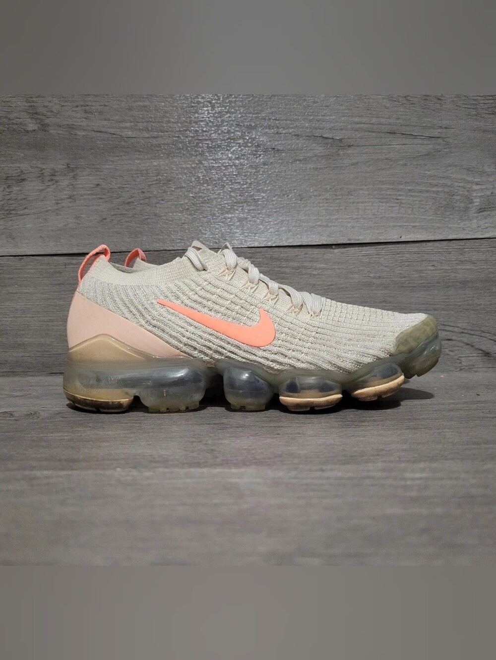 Nike Vapormax Flyknit 3 Light Cream CT1274-200 Women’s Size 7